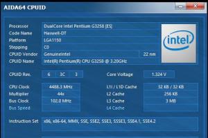 Обзор и тестирование процессора Intel Pentium G3258